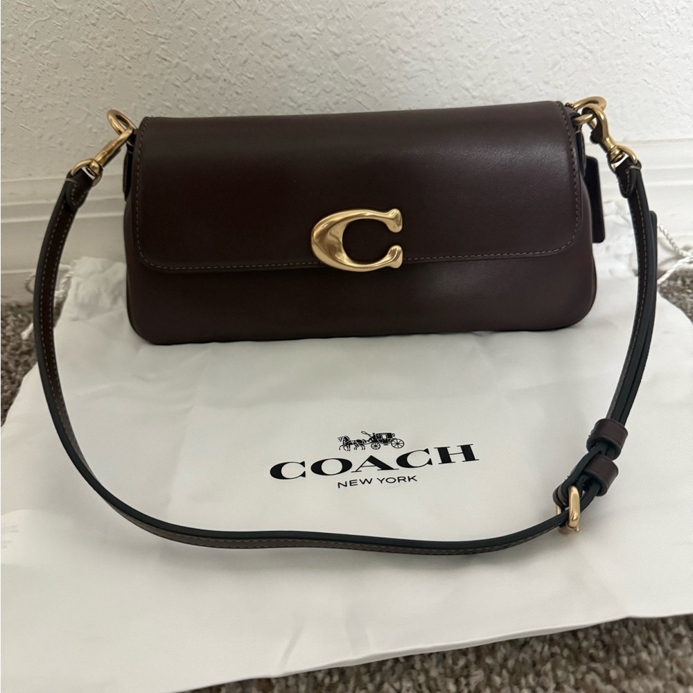 Coach Brown Leather Shoulder Bag